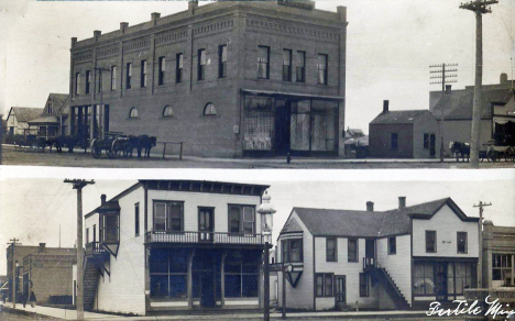 Street scenes, Fertile Minnesota, 1911