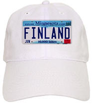 Finland License Plate Cap