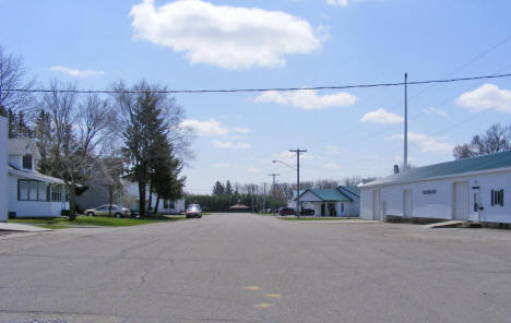 Street scene, Flensburg Minnesota, 2009