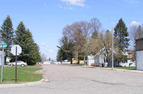 Street scene, Flensburg Minnesota, 2009