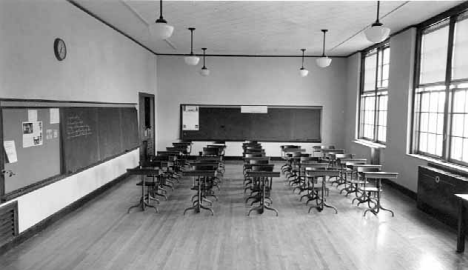 Classroom, Floodwood High School, Floodwood Minnesota, 1940