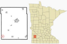 Location of Florence, Minnesota