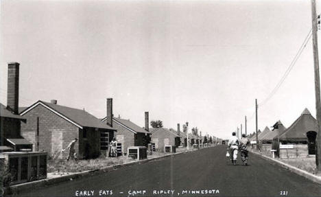 Camp Ripley scene, 1940's