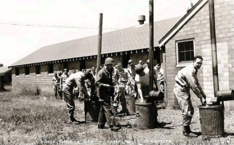 Camp Ripley scene, 1940's