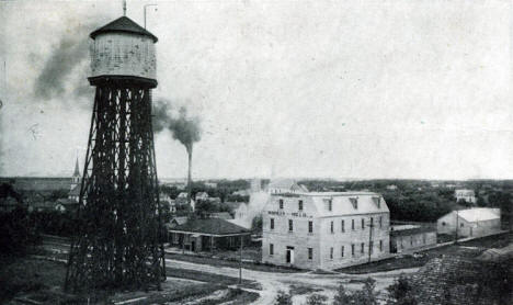 Looking Northwest from School House, Fosston Minnesota, 1908