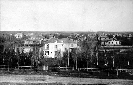 View of residential area, Fosston Minnesota, 1898