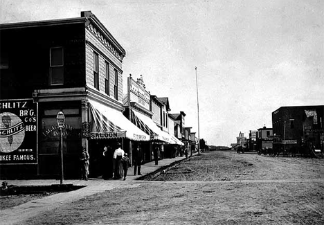 Main Street, Fosston Minnesota, 1902