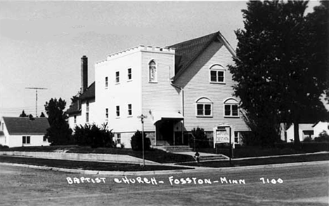 Baptist Church, Fosston Minnesota, 1940