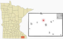 Location of Fountain, Minnesota