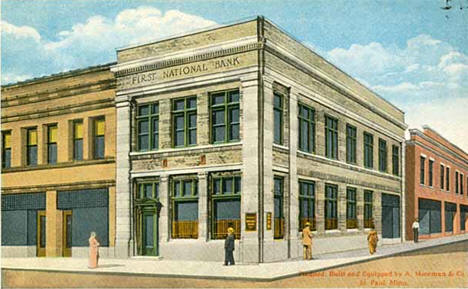 First National Bank, Frazee Minnesota, 1914