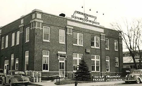 Co-op Creamery, Frazee Minnesota, 1950