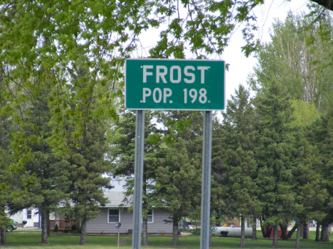 Frost Minnesota population sign
