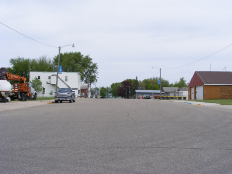 Street scene, Frost Minnesota, 2014