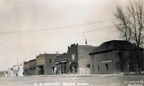 Main Street, Fulda Minnesota, 1913