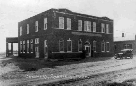 Creamery, Garfield Minnesota, 1922