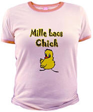 Mille Lacs Chick Jr. Ringer T-Shirt