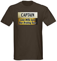 Mille Lacs Beer Drinking Team Dark T-Shirt