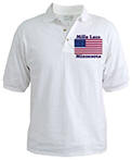 Mille Lacs US Flag Golf Shirt