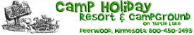 Camp Holiday Resort & Campground, Garrison Minnesota