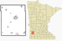 Location of Garvin, Minnesota