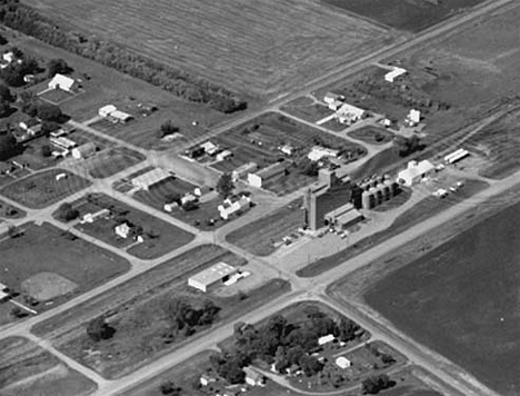 Aerial View, Elevator, Georgetown Minnesota, 1984