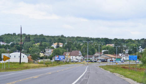 View entering Gilbert Minnesota from the west, 2009