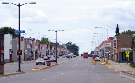 Street scene, Gilbert Minnesota, 2009