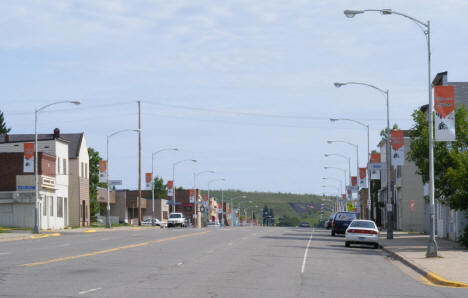 Street scene, Gilbert Minnesota, 2009