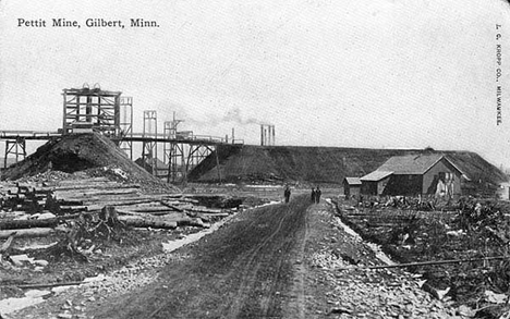 Pettit Mine, Gilbert Minnesota, 1910
