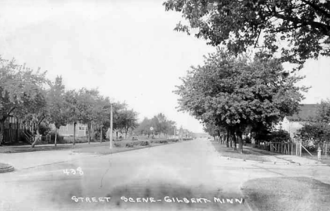 Street scene, Gilbert Minnesota, 2009