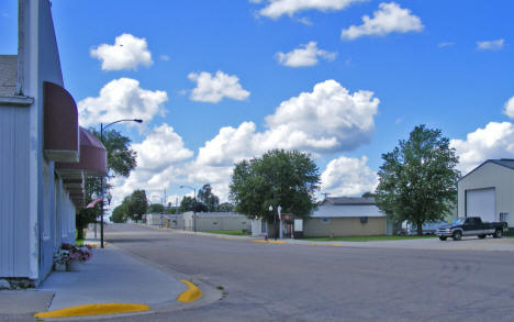 Street scene, Glenville Minnesota, 2010