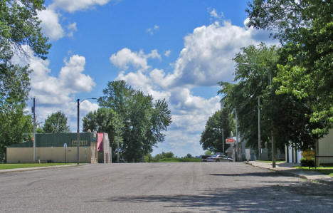 Street scene, Glenville Minnesota, 2010