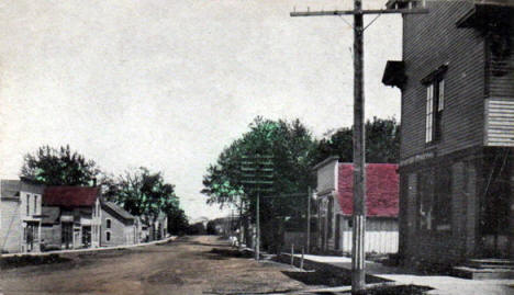Broadway,  Glenville Minnesota, 1910