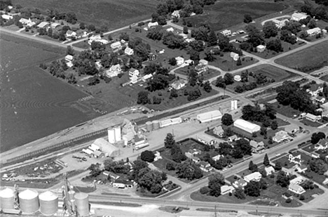 Aerial view, Glenville Minnesota, 1982