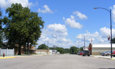 Street scene, Glenville Minnesota, 2010