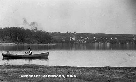 View at Glenwood Minnesota, 1910
