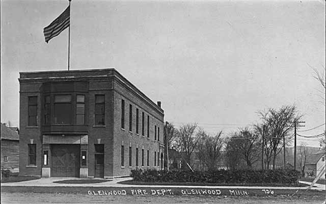 Glenwood Fire Department, Glenwood Minnesota, 1917