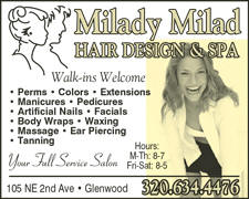 Milady & Milad Hair Design, Glenwood Minnesota