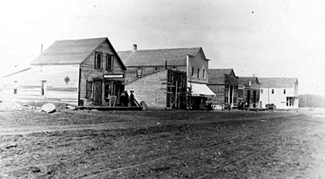 Street scene, Gonvick Minnesota, 1910