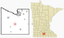 Location of Good Thunder, Minnesota