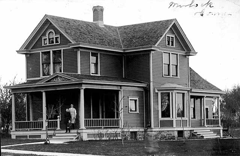Morlock home at Good Thunder Minnesota, 1910