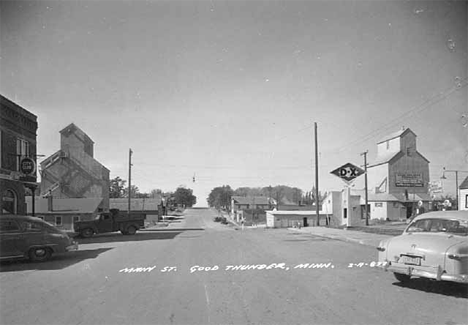 Main Street, Good Thunder Minnesota, 1952