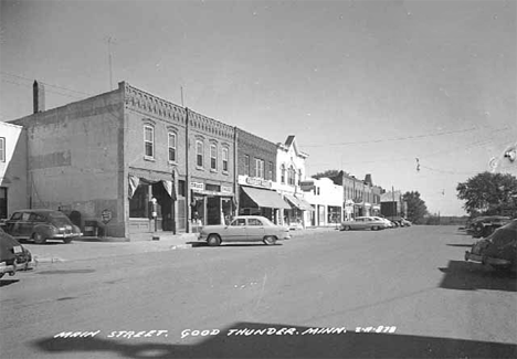 Main Street, Good Thunder Minnesota, 1952
