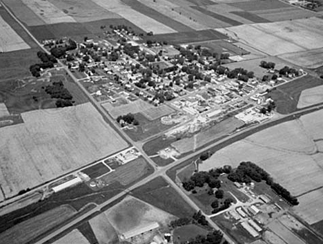 Aerial view, Goodhue Minnesota, 1974