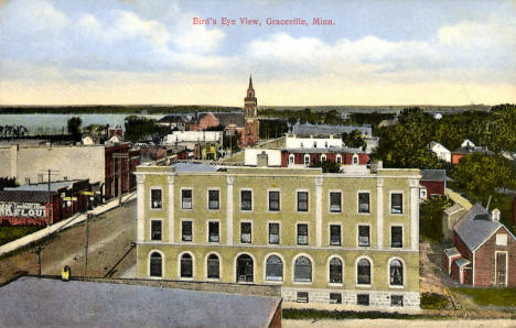 Birds eye view, Graceville Minnesota, 1909