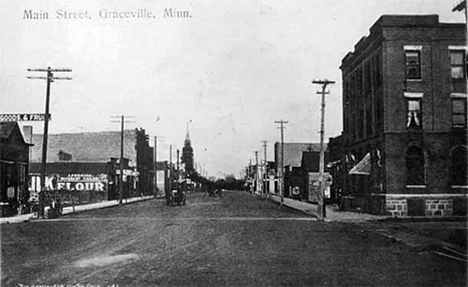 Main Street, Graceville Minnesota, 1909