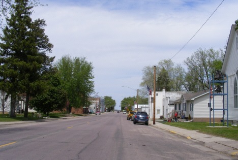 Street scene, Granada Minnesota, 2014