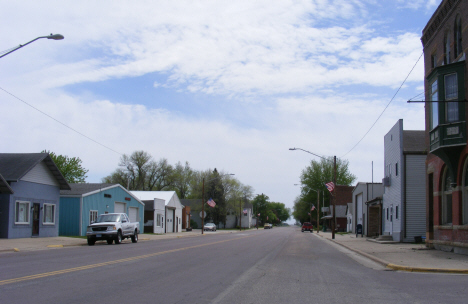 Street scene, Granada Minnesota, 2014