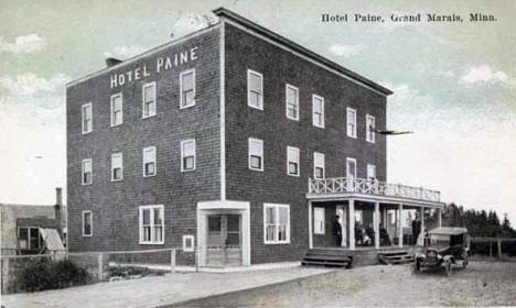 Hotel Paine, Grand Marais Minnesota, 1922
