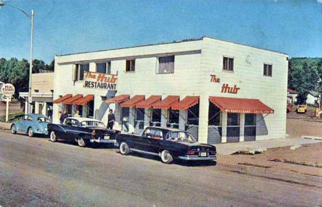 The Hub Restaurant, Grand Marais Minnesota, early 1960's